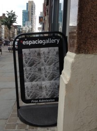 Espacio Gallery CLFA sign
