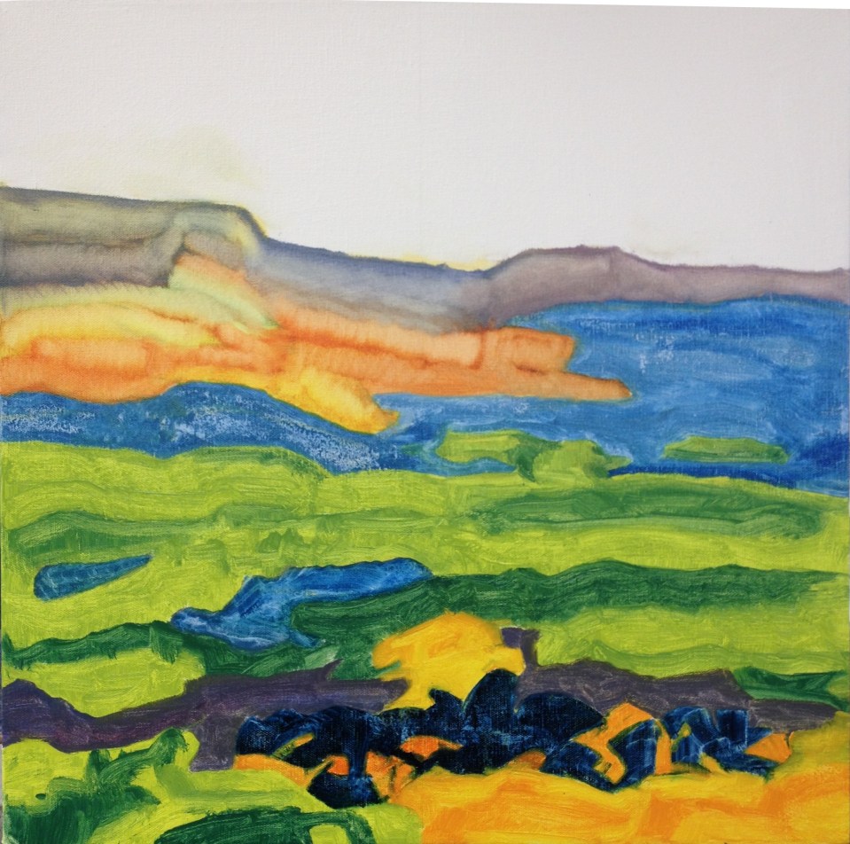 The Estuary (2016) oil on canvas, 50cm x 50cm