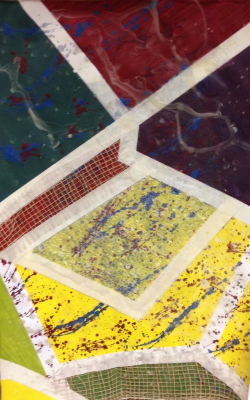 Layers (2017) mixed media on paper