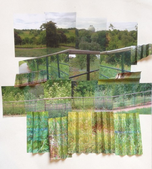 Greenwich Park (2017) mixed media on paper