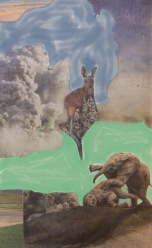 Spot the elephants (collage, 2019)