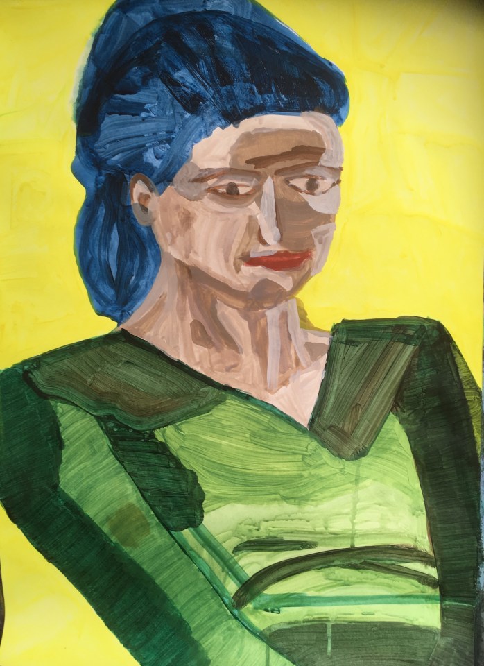 Portrait of Sophie (2019) acrylic painting