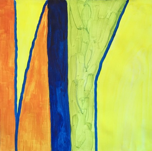 Day-time (2020) Acrylic on paper