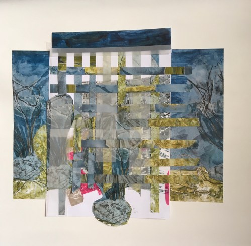 Is it under the sea? (2020) Collage on paper