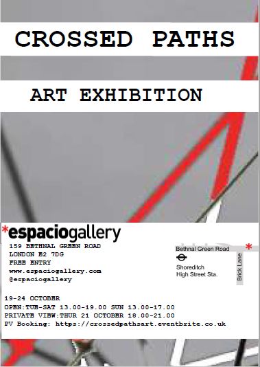 Crossed Paths flier (page 1)