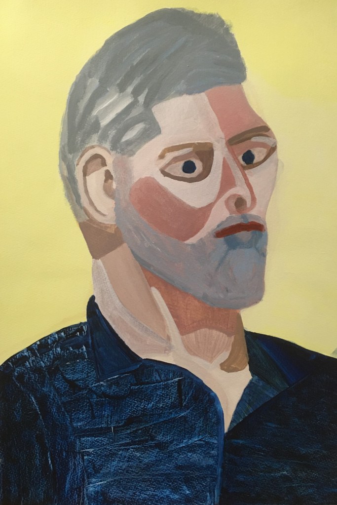 The dancer (2021) acrylic on paper