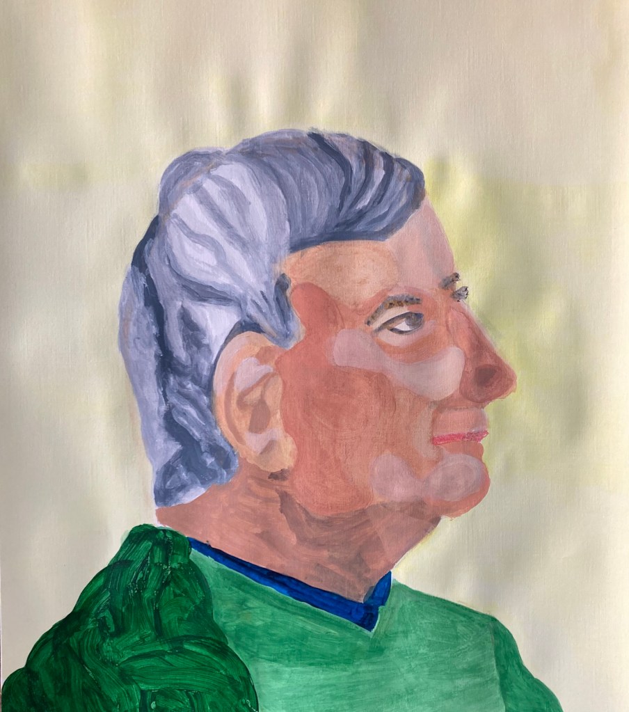 Ralph (2023) acrylic on paper